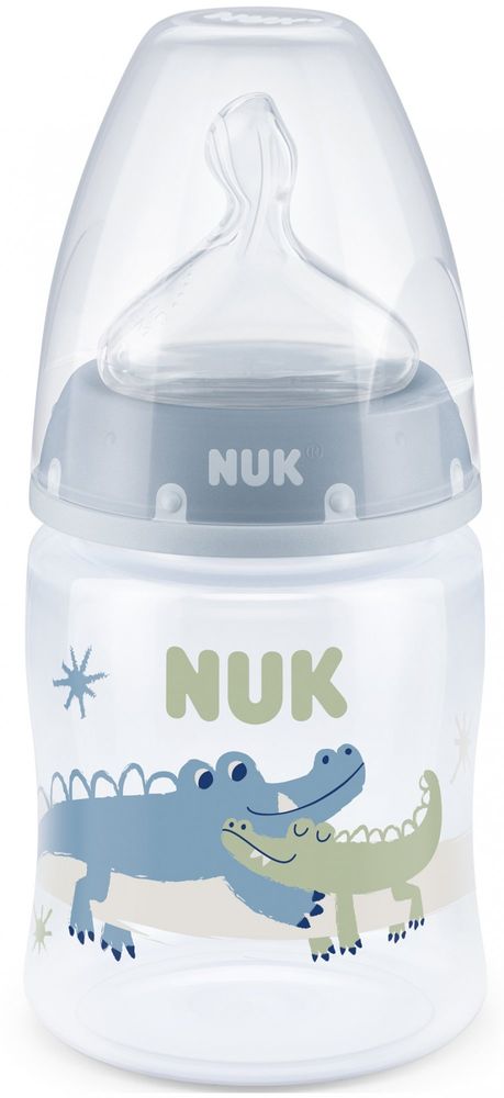 Nuk FC+ fľaša s kontrolou kvality 150 ml modrá